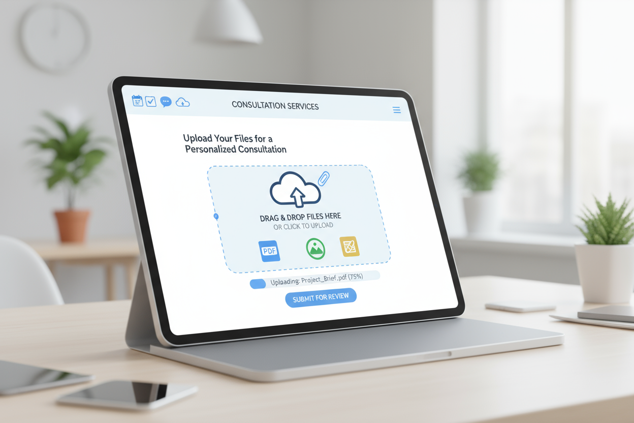 Konsultation and fileuploadning